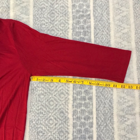 Exclusive One Rhinestone Merry Long Sleeve Christmas Sz Medium NWOT - Picture 7 of 7